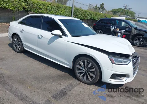 2021 Audi A4 Premium 40 Tfsi Quattro S Tronic z USA, uszkodzony, nr VIN WAUABAF46MN007586
